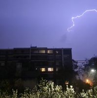 Cloud of lighning from the other night - if it doesn't count I have another