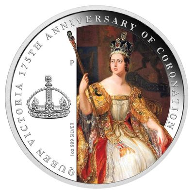 2013 $1 175th Anniversary – Coronation of Queen Victoria 1oz Silver Proof Coin