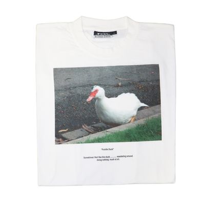 Carol Frieling, Puddle Duck, 2005, digital print on cotton t-shirt, 77 x 102.5cm, 2006.0444