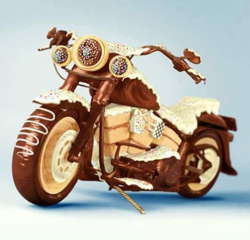 chocolate bike -- yumm