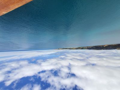 Kangaroo Island on horizon