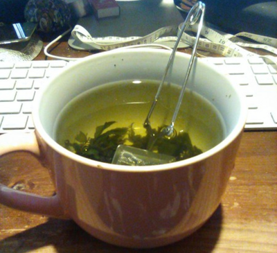 Love my supersized mug of jiaogulan tea